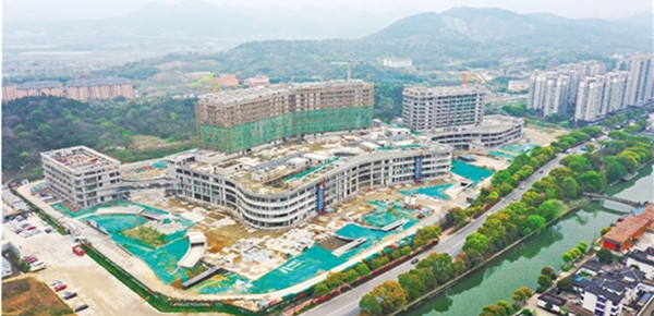 二院兰亭院区主体完工.jpg